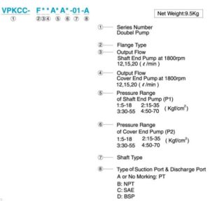 VPKC double vane pump